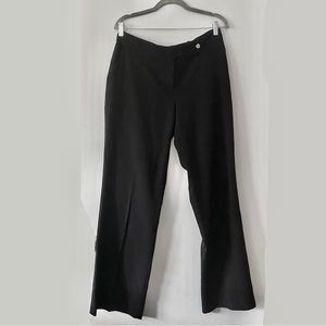 Calvin Klein Black Straight Leg Trouser Dress Pant